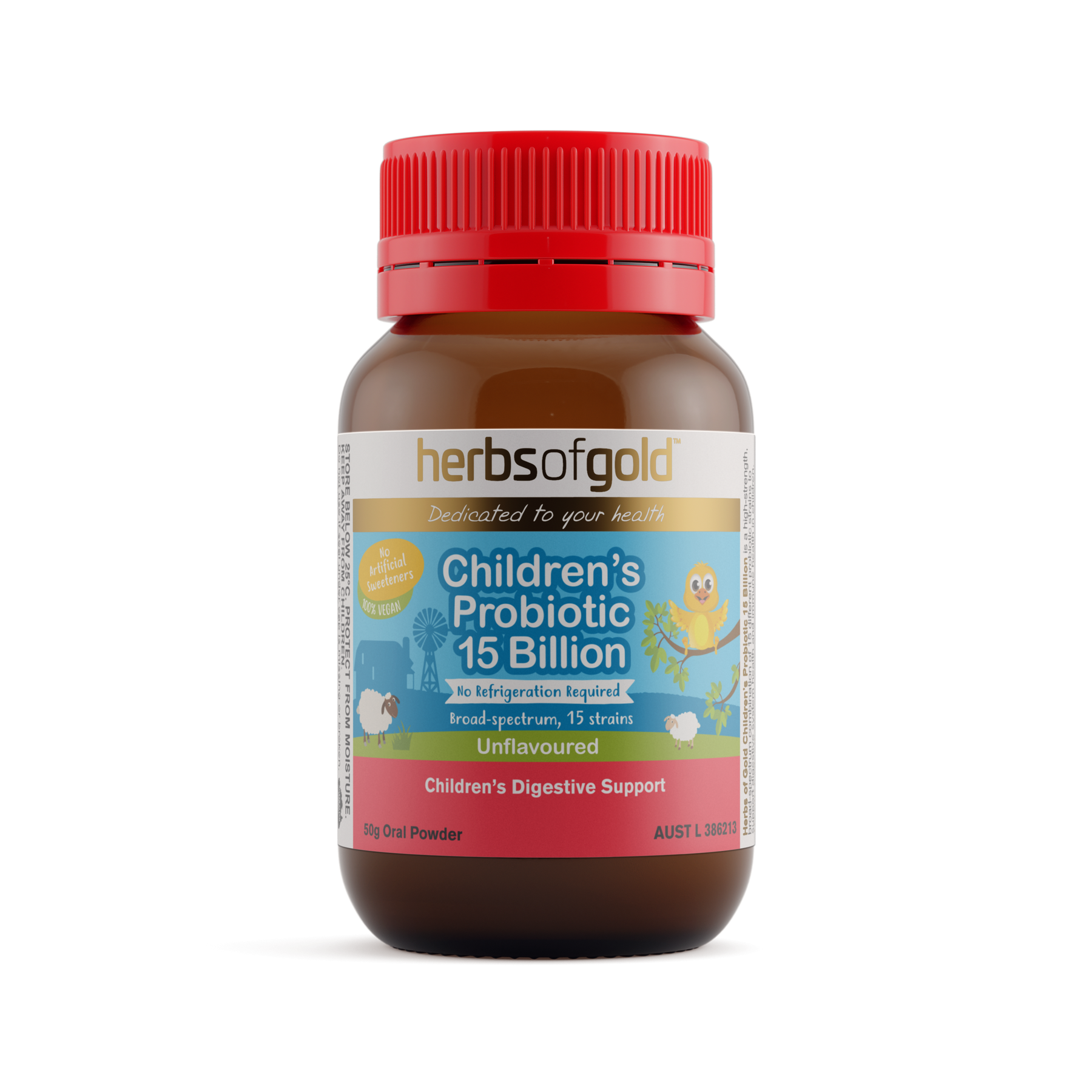 Herbs of Gold Children's Probiotic 15 Billion 50g Oral Powder Unflvoured