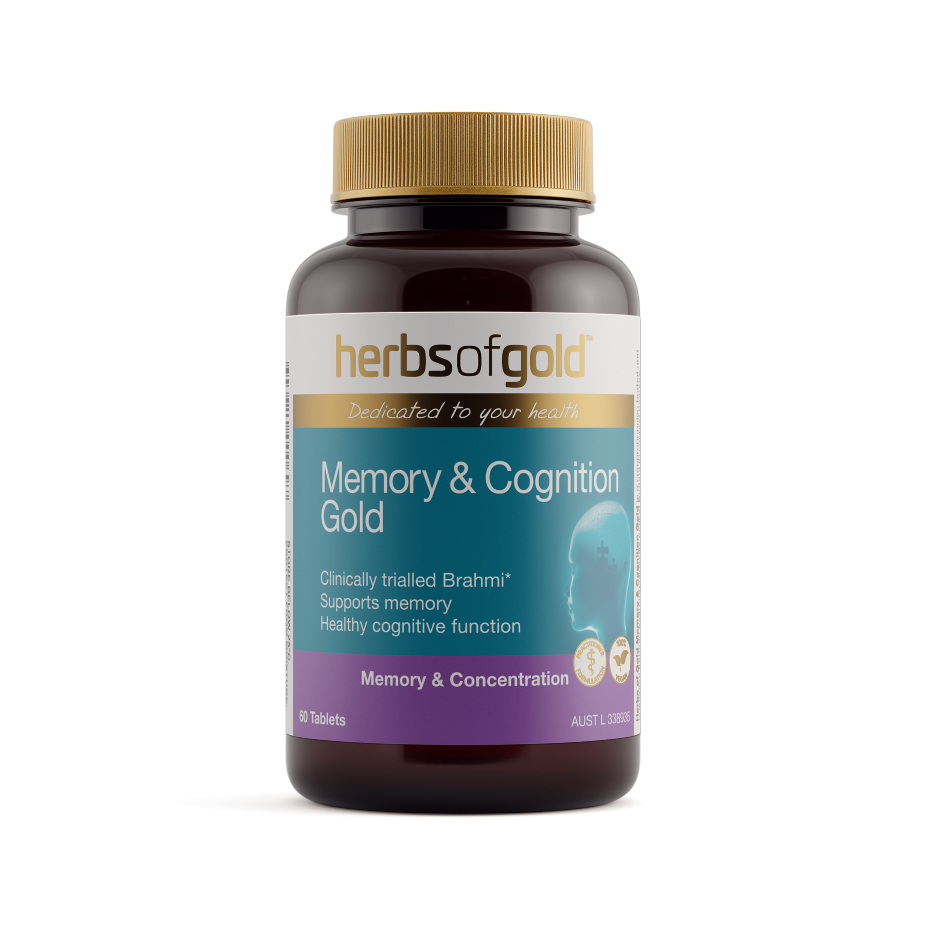 Herbs of Gold Memory & Cognition 60 tablets