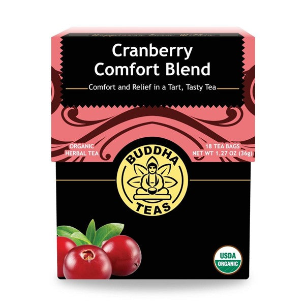 Buddha Organic Herbal Cranberry Comfort Tea 18tb