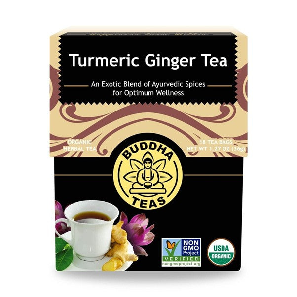Buddha Organic Herbal Turmeric & Ginger Tea 18tb