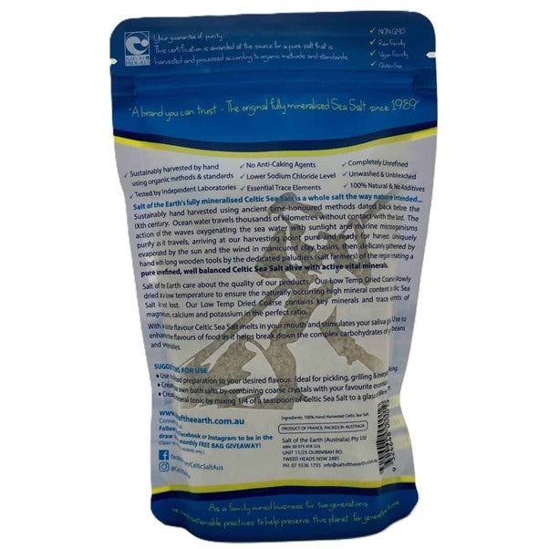 Salt of the Earth Hand Harvested Celtic Sea Salt Course