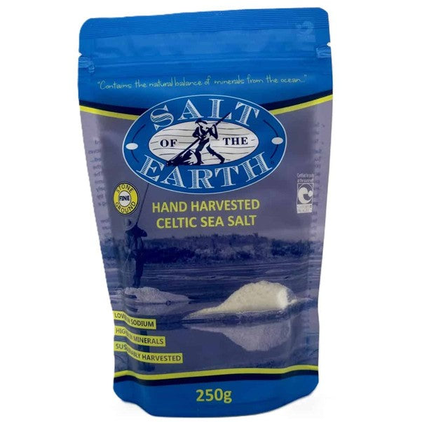 Salt of the Earth Hand Harvested Celtic Sea Salt Fine