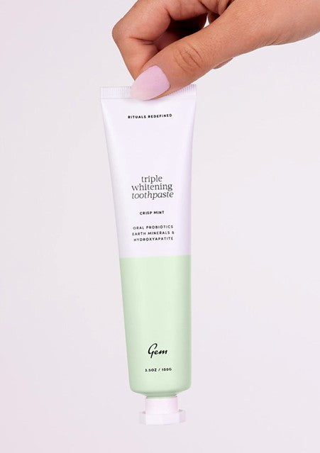 Gem Triple Whitening Toothpaste with Hydroxyapatite