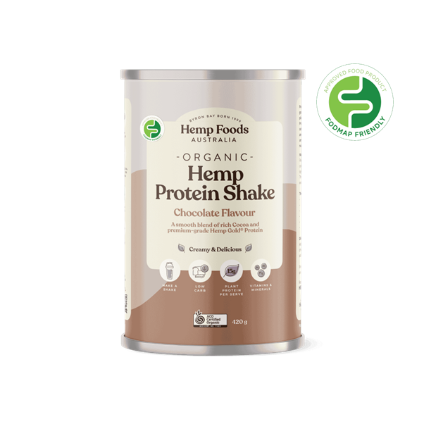Hemp Foods Australia Organic Hemp Protein Shake Chocolate 420g