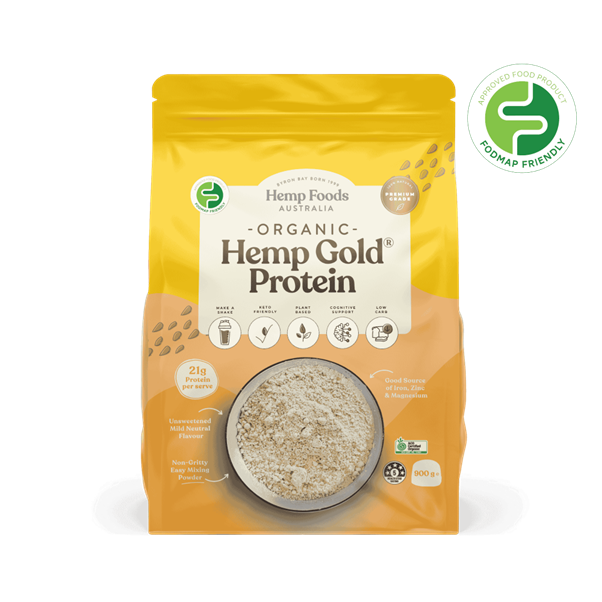 Hemp Foods Australia Organic Hemp Gold Protein 900g