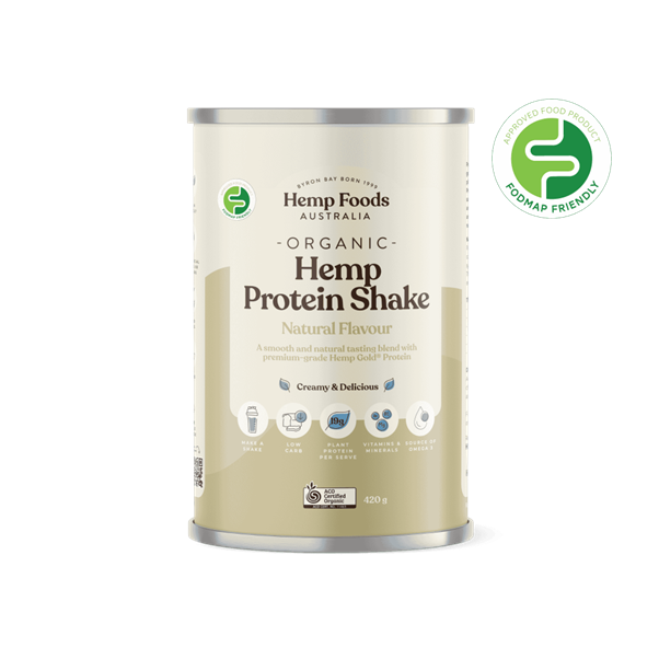 Hemp Foods Australia Organic Hemp Protein Shake Natural 420g