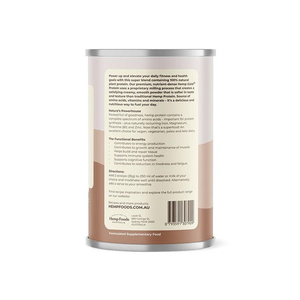 Hemp Foods Australia Organic Hemp Protein Shake Chocolate 420g