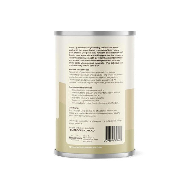 Hemp Foods Australia Organic Hemp Protein Shake Natural 420g