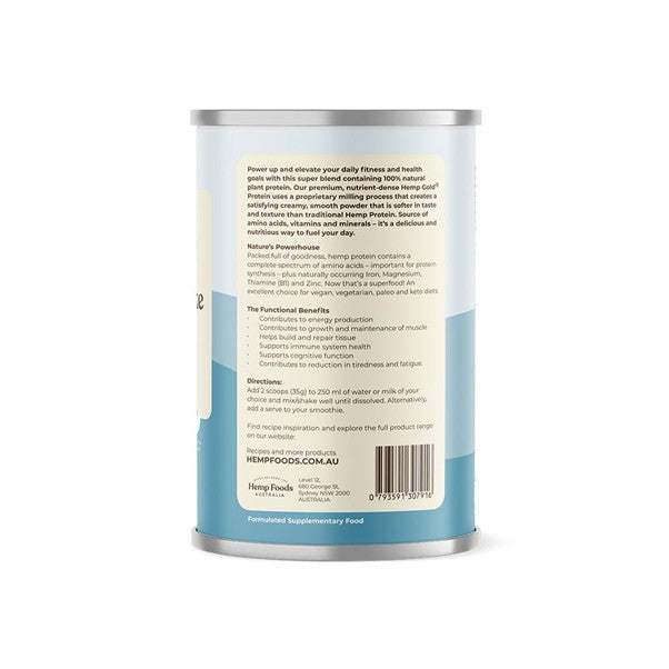 Hemp Foods Australia Organic Hemp Protein Shake Vanilla 420g