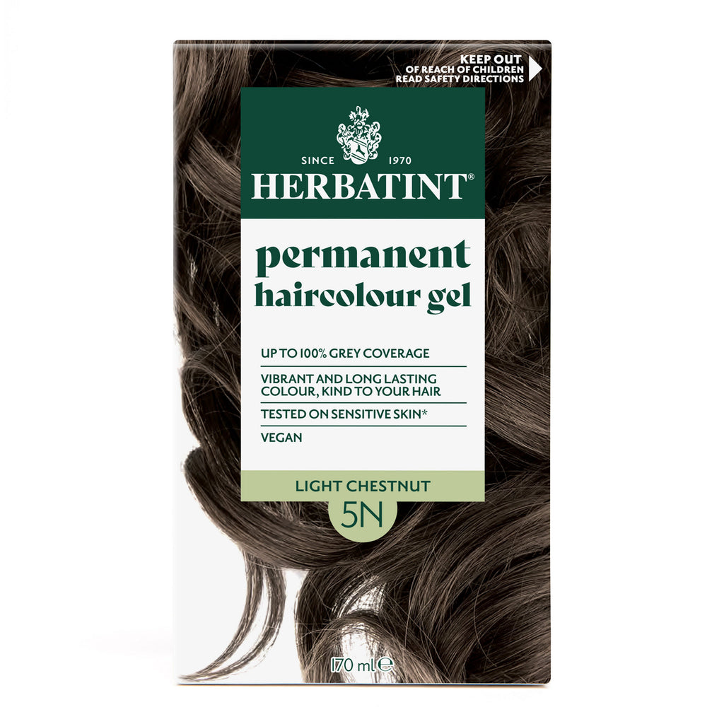 Herbatint 5N Light Chestnut Natural Permanent Hair Colour 170ml front view