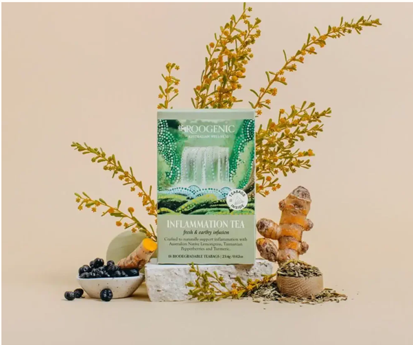 Native Microbe Tea Roogenic Australian Native Inflammation Tea (18 bags) – Health & Home ...