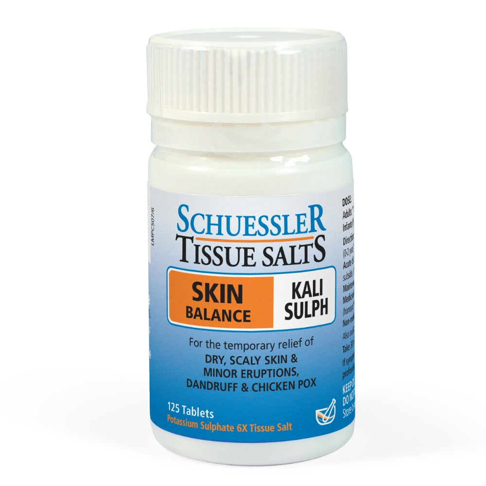 Schuessler Tissue Salts- Skin Balance (Kali Sulph) 125t