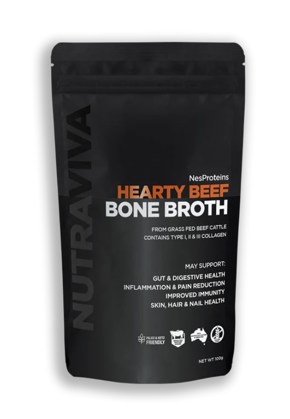 Nutraviva Hearty Beef Bone Broth 100g