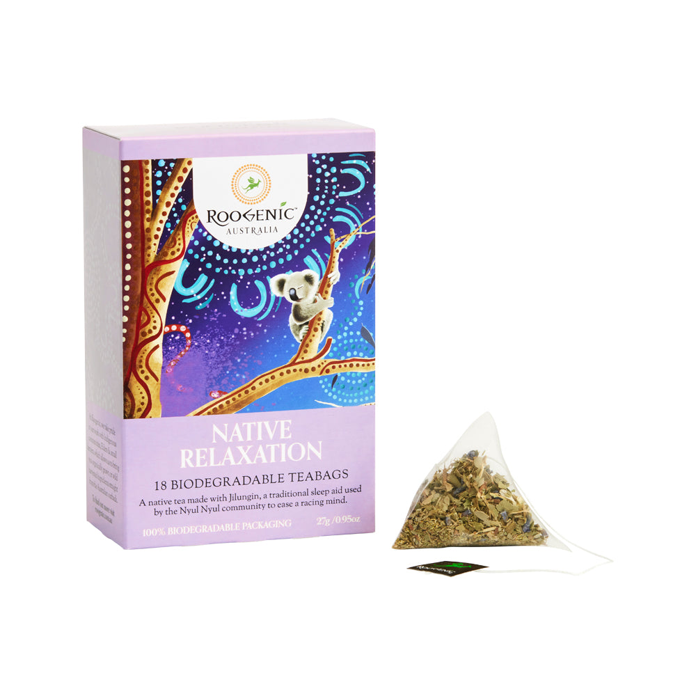Roogenic Australian Native Relaxation Tea 18tb