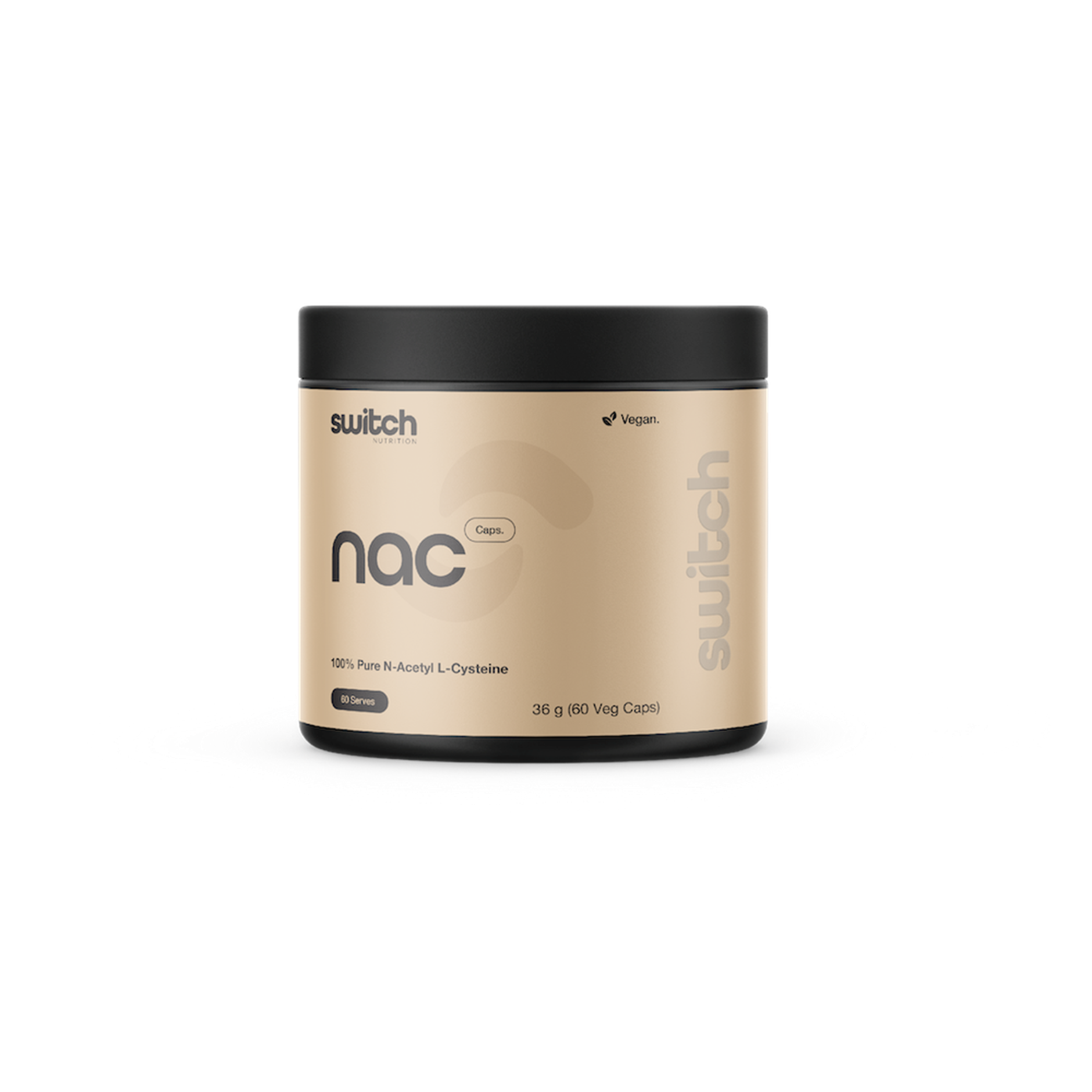 Switch Nutrition NAC 100% N-Aetyl L-Cysteine 60c