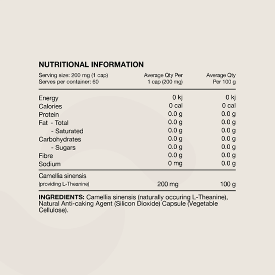 Switch Nutrition L-Theanine 60c (from Green Tea)