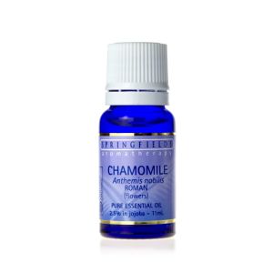 Springfields Essential Oil- Chamomile (Roman) Certified Organic 2.5% in Jojoba 11ml
