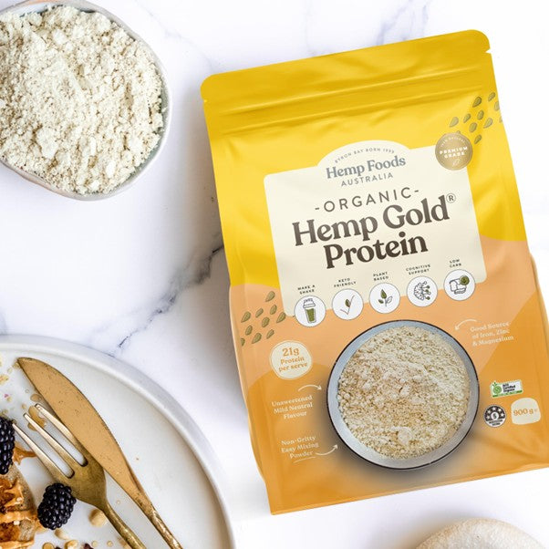 Hemp Foods Australia Organic Hemp Gold Protein 900g