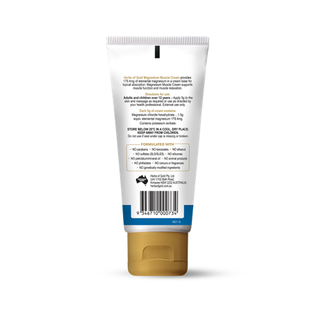 Herbs of Gold Magnesium Muscle Cream