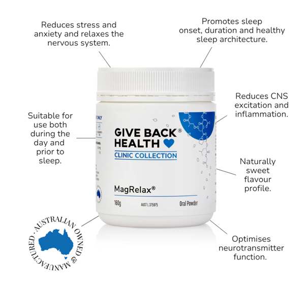 Give Back Health Clinic Collection Mag Relax 160g