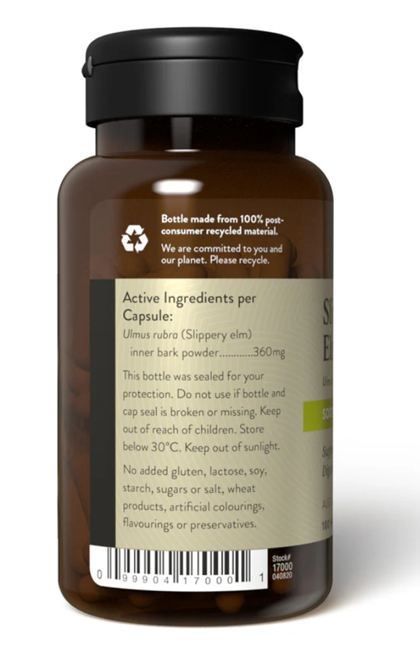 Natures Sunshine Slippery Elm 100c