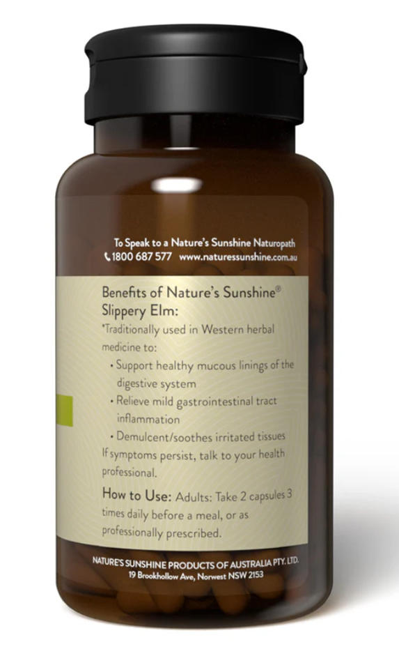 Natures Sunshine Slippery Elm 100c