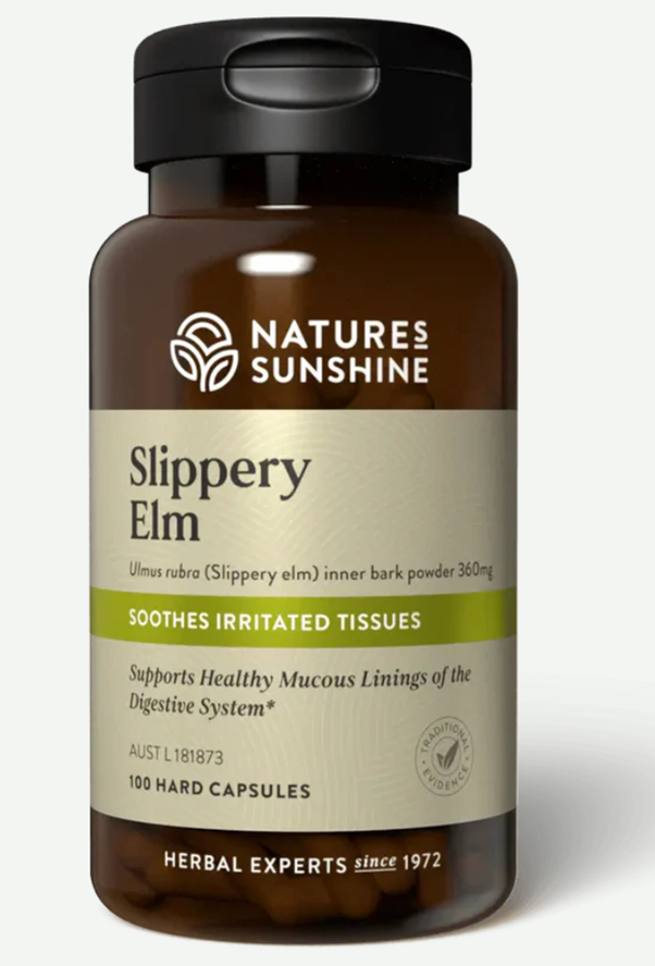 Natures Sunshine Slippery Elm 100c
